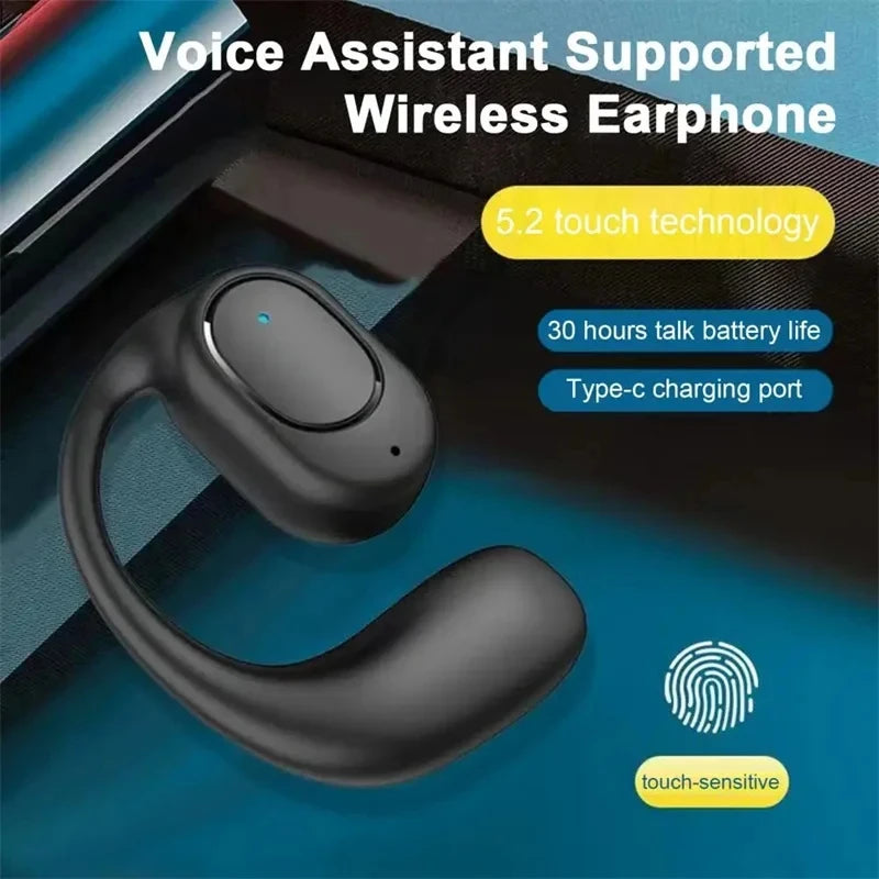 Wireless Headphones Bluetooth Headset With Microphone Bone Conduction